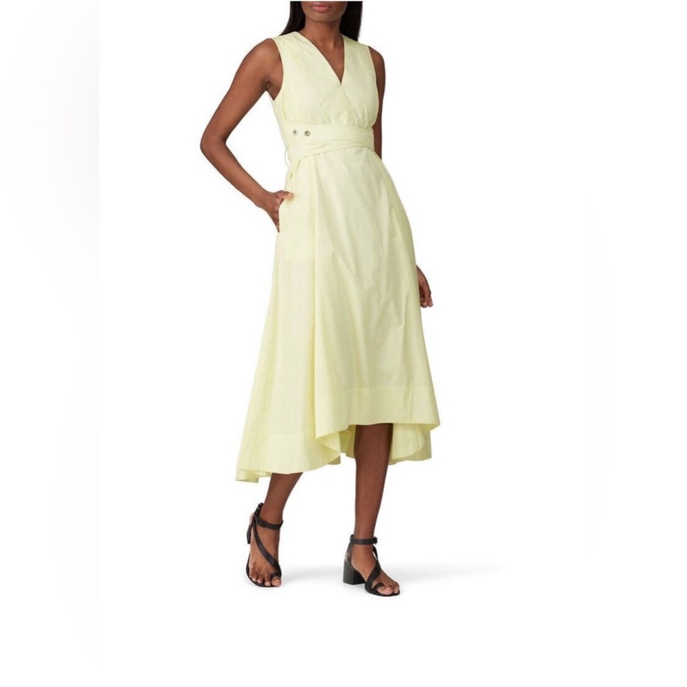 3.1 Phillip Lim Soft Yellow High-Low Dress – Size 4